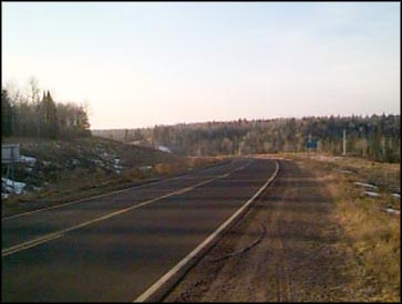 DULUTH, MN,  -- This is what Duluth looked like the day I left, December 23. Between there and just south of Albuquerque. Minnesota had the least snow of anywhere I drove.