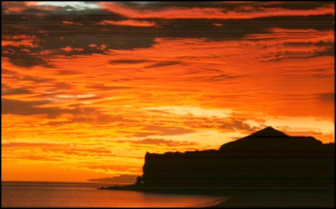 Daybreak along the Sea of Cortez from just south of Punta Willard.