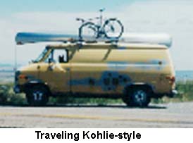 Traveling Kohlie style.