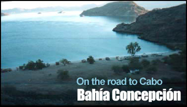On the road to Cabo: Bahia Concepcion