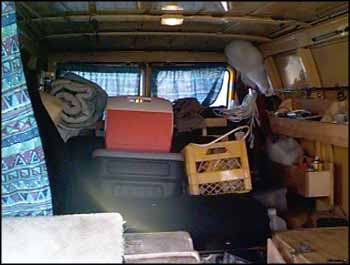 DULUTH, MN -- Just to get an idea of what the inside of the van looked like upon departure. As the trip progressed, stuff seemed to materialize and accumulate from nowhere. It definitely began to look like my house.