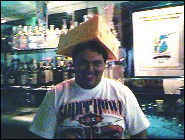 SAN JOSE DEL CABO, MEXICO (SUPER BOWL SUNDAY) -- The Tropicana's Alejandro. He's been there since I started coming down to San Jose, four years ago. He's a great guy and a splendid no-nonsense bartender, usually.